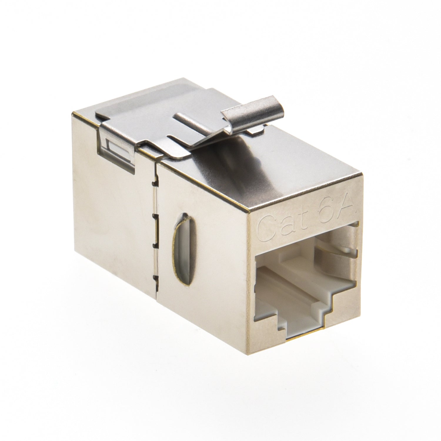 Cat 6A Shielded Snap-In Type In-Line Coupler Cat 6A Shielded Snap-In Type In-Line Coupler